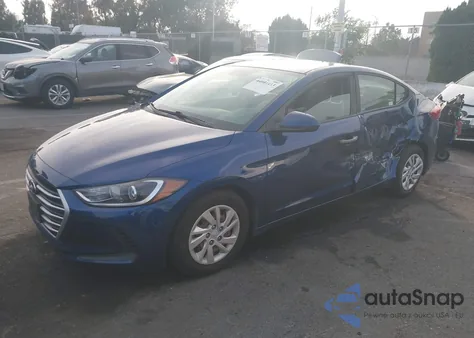 2018 Hyundai Elantra Se from USA, damaged, VIN 5NPD74LFXJH341673